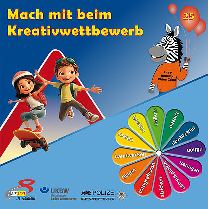 Bewerbungskarte zum Kreativwettbewerb