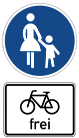 Verkehrszeichen Fahrrad